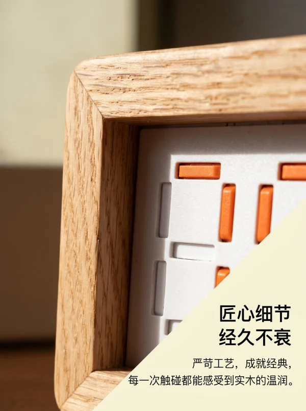 B-Mechanical Push-Pull Flip Clock